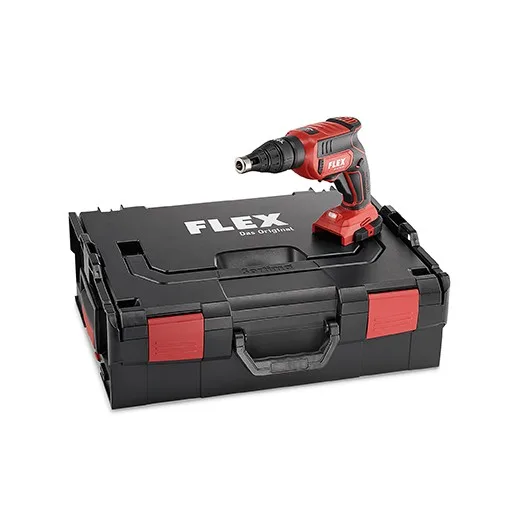 Atornillador en seco dw 45 18,0-ec flex de 18 v - sin batería ni cargador - en maletín con accesorios - 447757