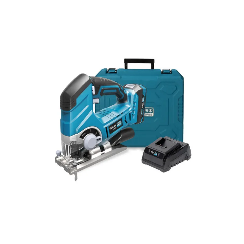 Kit caladora 20v con 1 bateria 2.0a y cargador 08772. 23x21,5cm koma tools pro series battery