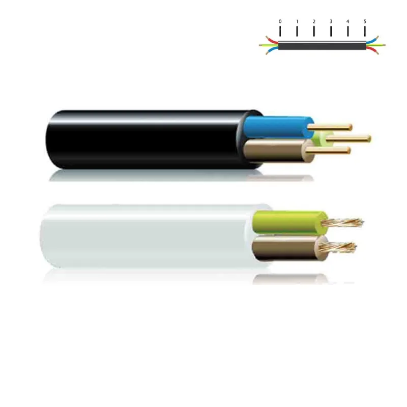 Manguera acrilica 3x2,5mm negra euro/mts