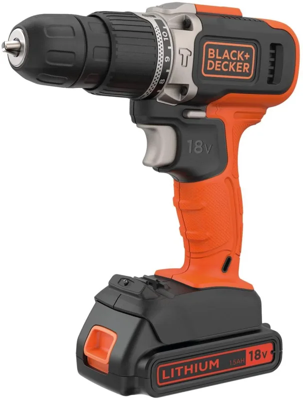 Taladro de impacto 18v black+decker bcd003c1