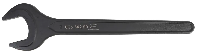 Llave plana de una boca | din 894 | 80 mm