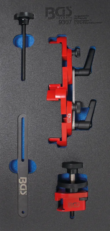 Bandeja para carro 1/3: juego de herramientas de bloqueo del piñón del árbol de levas | universal