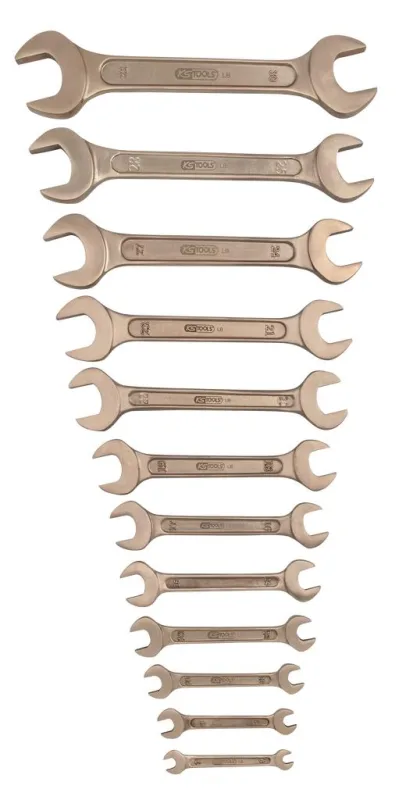 Ks tools jeux de clés à fourches bronzeplus 12 pcs
