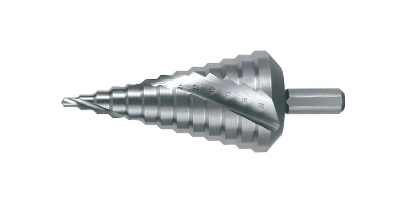 Broca escalonada hss-e co 5 cobalto ø 4,0-39,0 mm (13 pasos) ruko 101056e