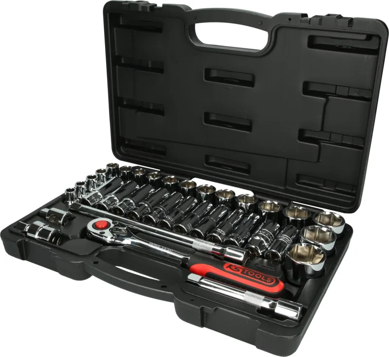 Ks tools 1/2 chromeplus coffret de douilles, 35 pcs