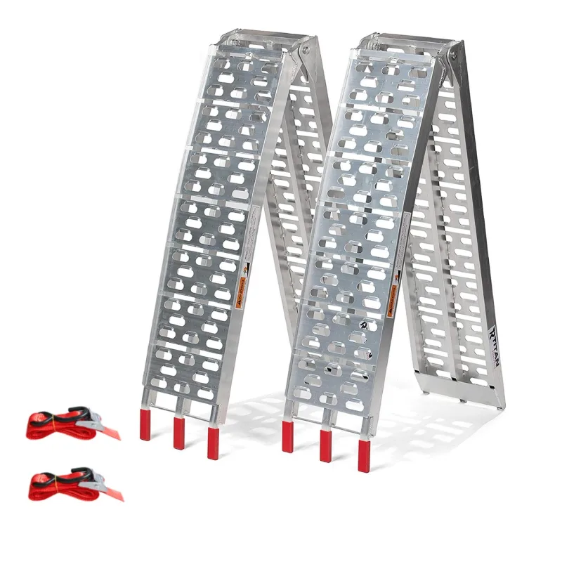 2x rampa de acceso alu rampa de carga rampa de carga plegable moto coche