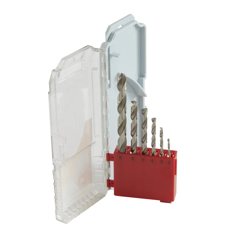 Estuche 6 brocas metal 2 - 8 mm dexter