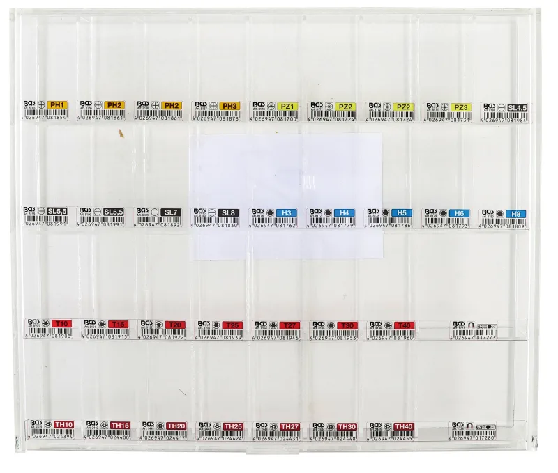 Exhibidor de ventas | vacía | para portapuntas y punta | para bgs 9328