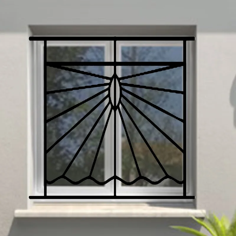 Reja de seguridad solazur para ventana h = 135 cm x w = 120 cm (dimensión marco)