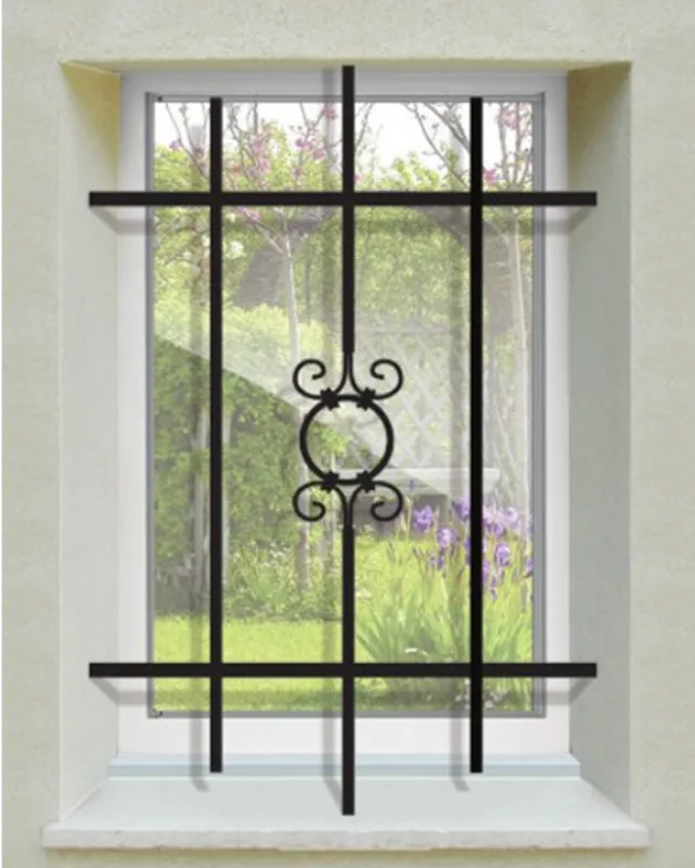 Reja de seguridad toscane para la ventana h = 105 cm x w = 160 cm (dimensión marco)