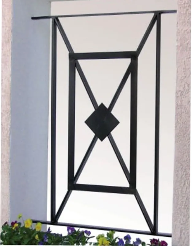 Reja de seguridad toulousaine para ventana h = 65 cm x w = 80 cm (dimensión marco)