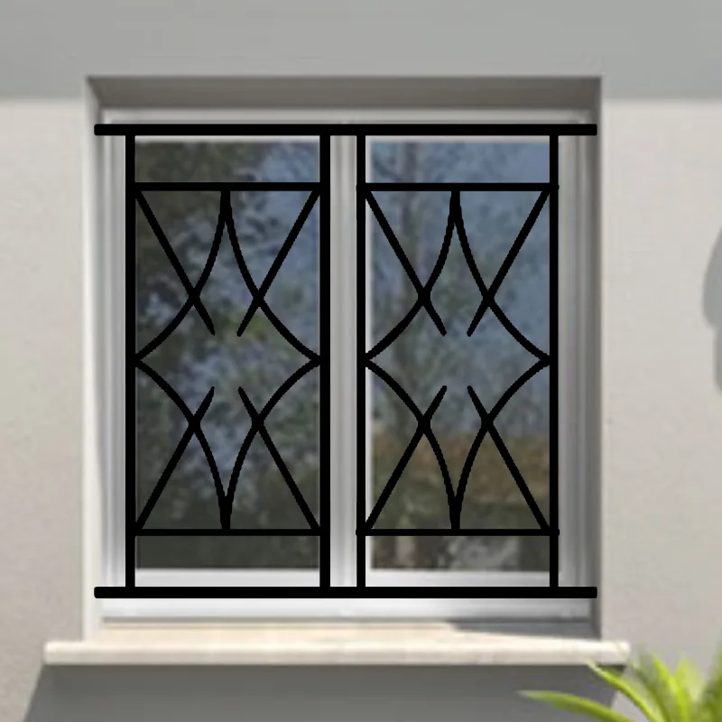 Reja de seguridad nora para ventana h = 135 cm x w = 100 cm (dimensión marco)