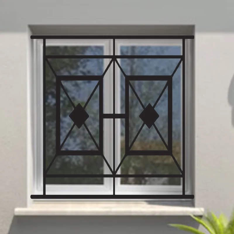 Reja de seguridad toulousaine para ventana h = 135 cm x w = 140 cm (dimensión marco)
