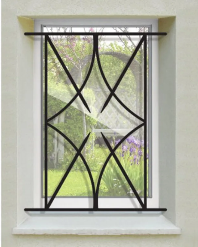 Reja de seguridad nora para ventana h = 95 cm x w = 60 cm (dimensión marco)