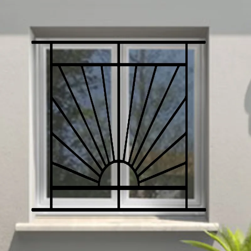 Reja de seguridad soleil para la ventana h = 115 cm x w = 140 cm (dimensión marco)