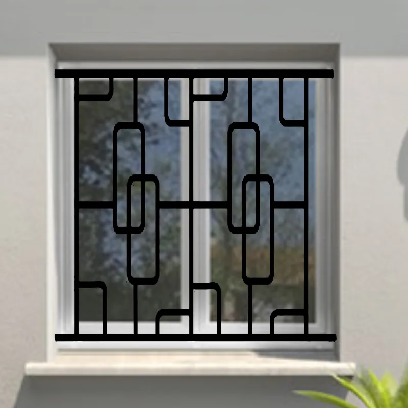 Reja de seguridad structural para ventana h = 95 cm x w = 120 cm (dimensión marco)