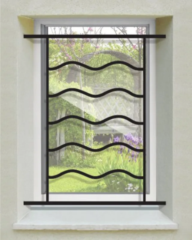 Reja de seguridad oceane para ventana h = 65 cm x w = 60 cm (dimensión marco)