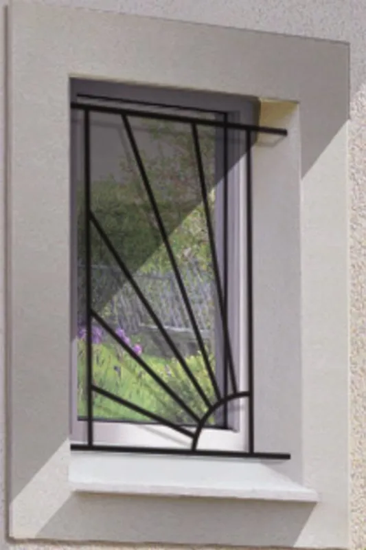 Reja de seguridad soleil para ventana h = 75 cm x w = 80 cm (dimensión marco)