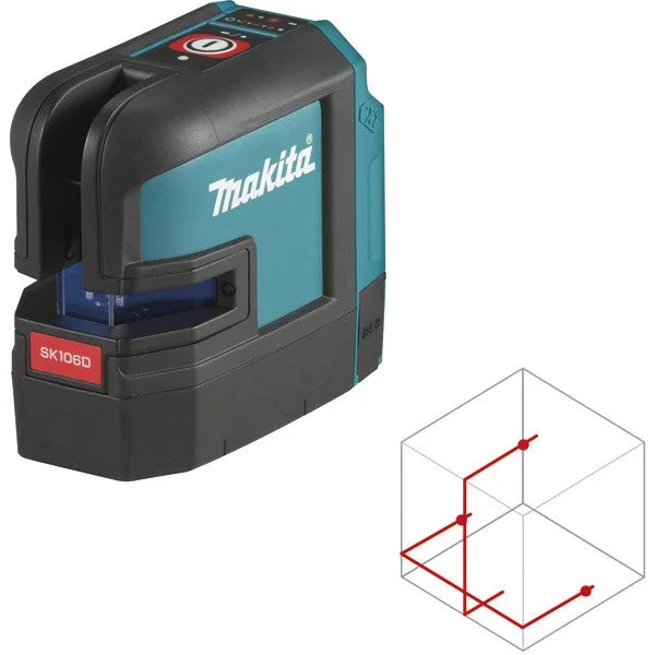 Makita lasers à lignes croisées sk106dz