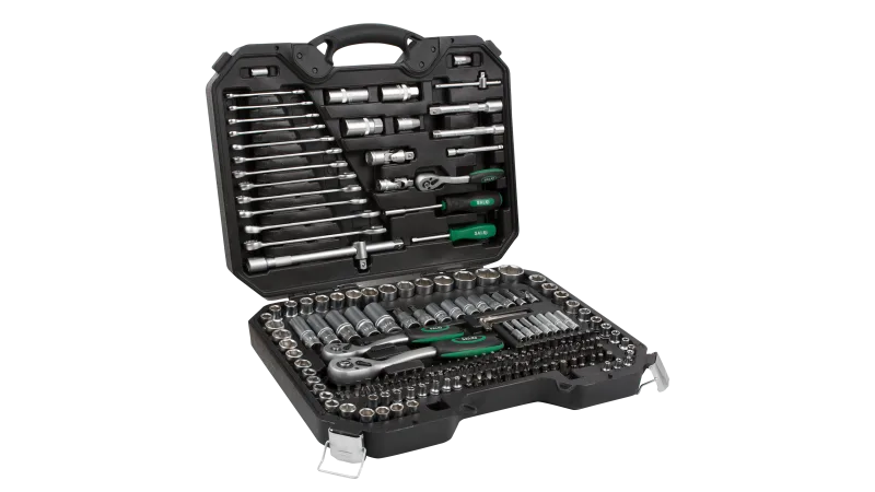 Kit herramientas variadas salki 1/4-3/8-1/2 218 pzas