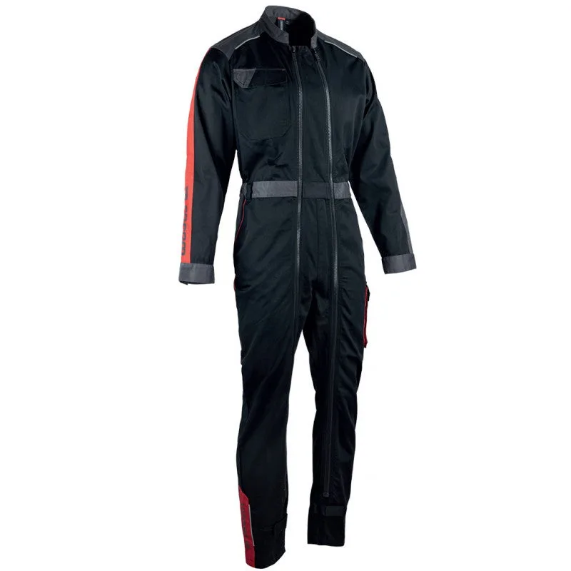 Traje facom ship doble cremallera negro/gris/rojo talla m - fxww4000e-m