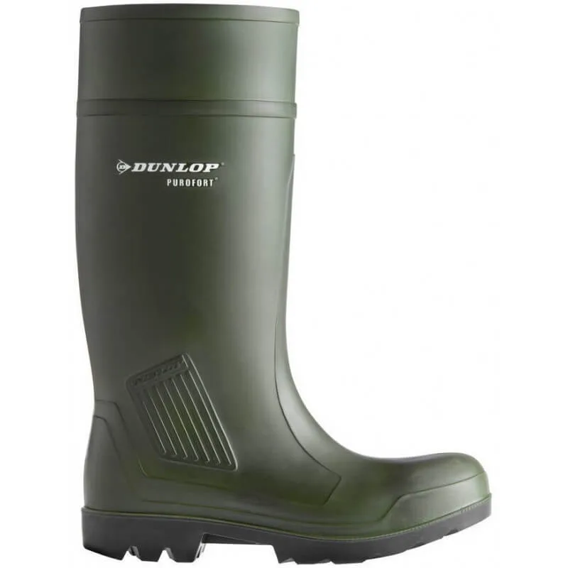 Botas de agua impermeables dunlop purofort professional full safety verde eu 38