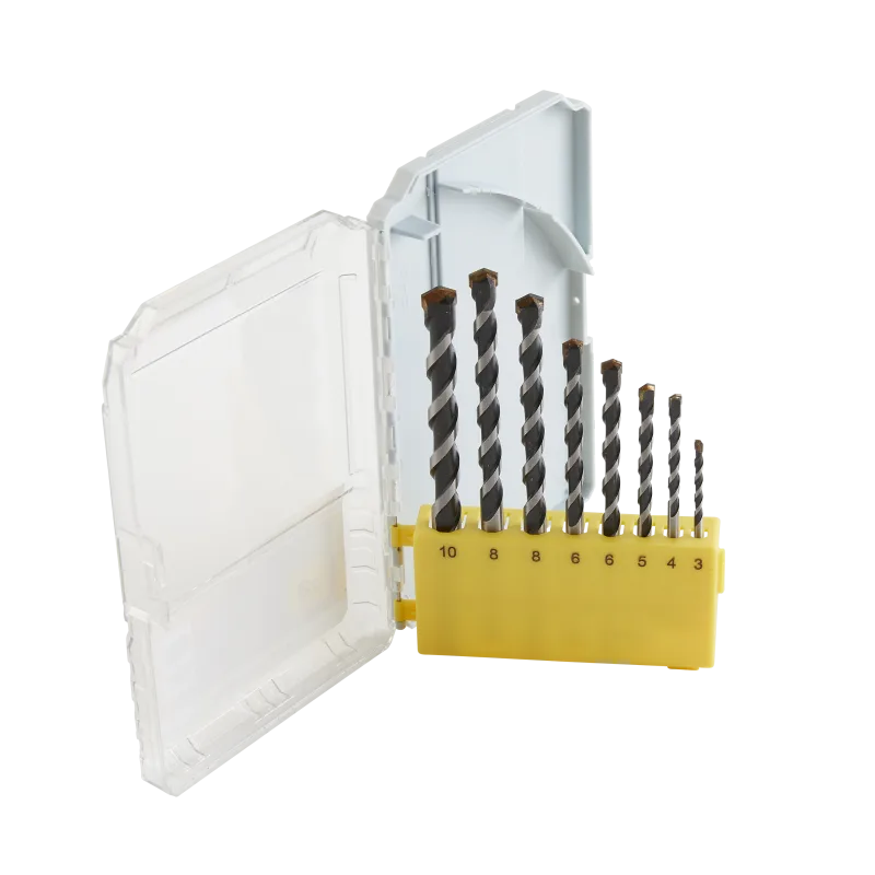 Estuche 8 brocas hormigon 3-10mm dexter