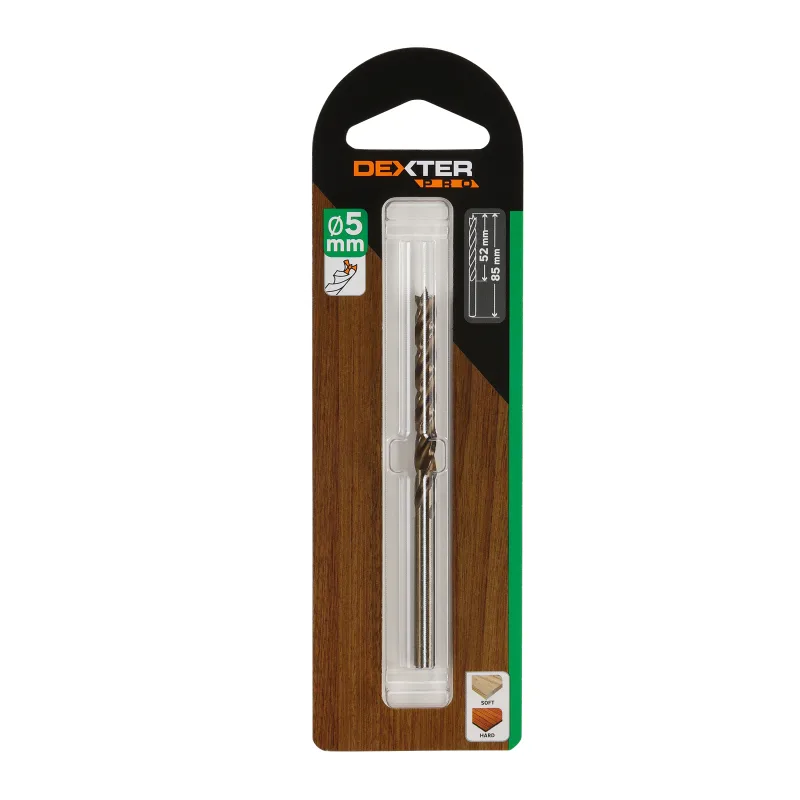 Broca para madera dura ø 5 x l.85 dexter pro