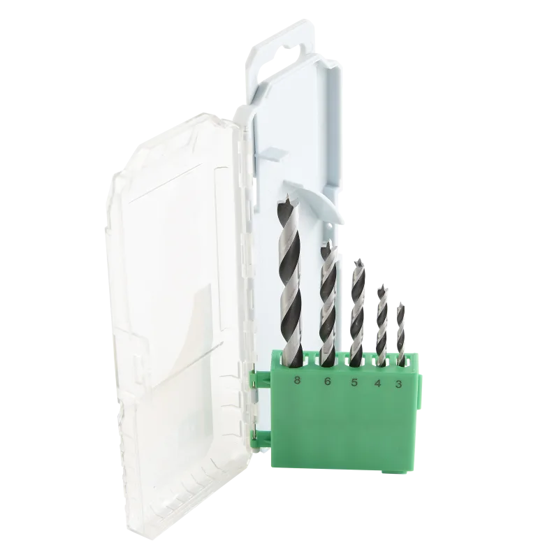 Estuche 5 brocas madera 3 - 8mm dexter