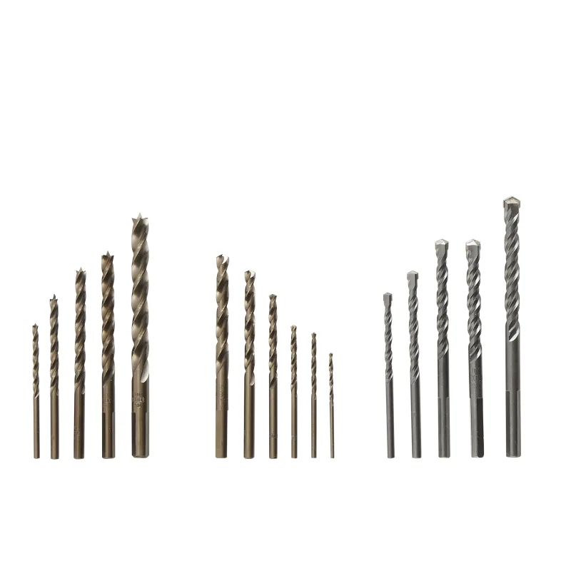 Set brocas multimaterial dexter pro - 16 piezas - para hormigón, metal y madera