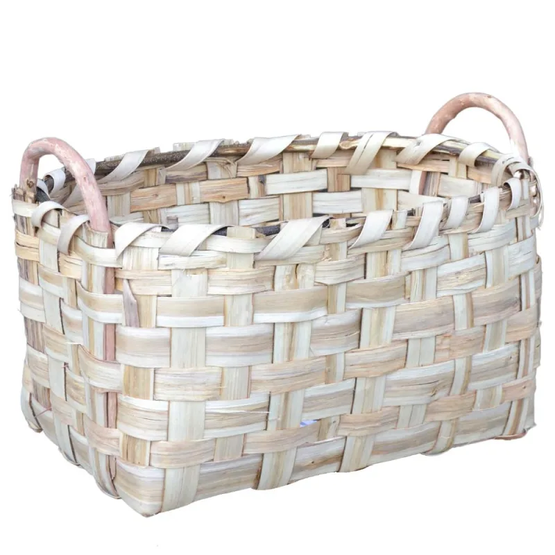 Cesta porta troncos cesta porta pellets de madera y pellets cm 68