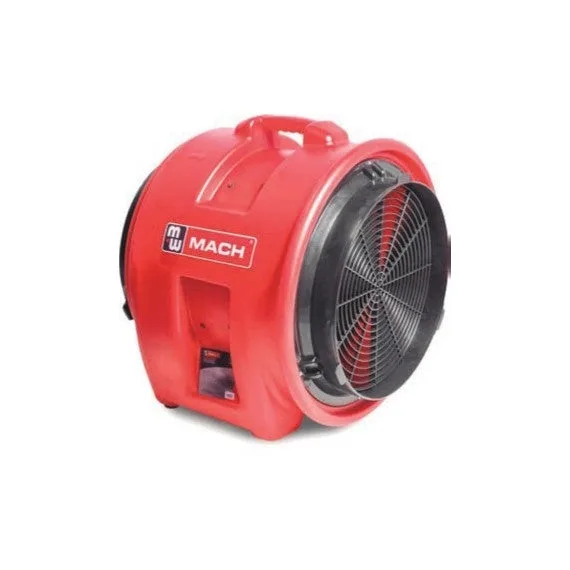 Ventilador extractor ligero de gran potencia mv400pp | metalworks