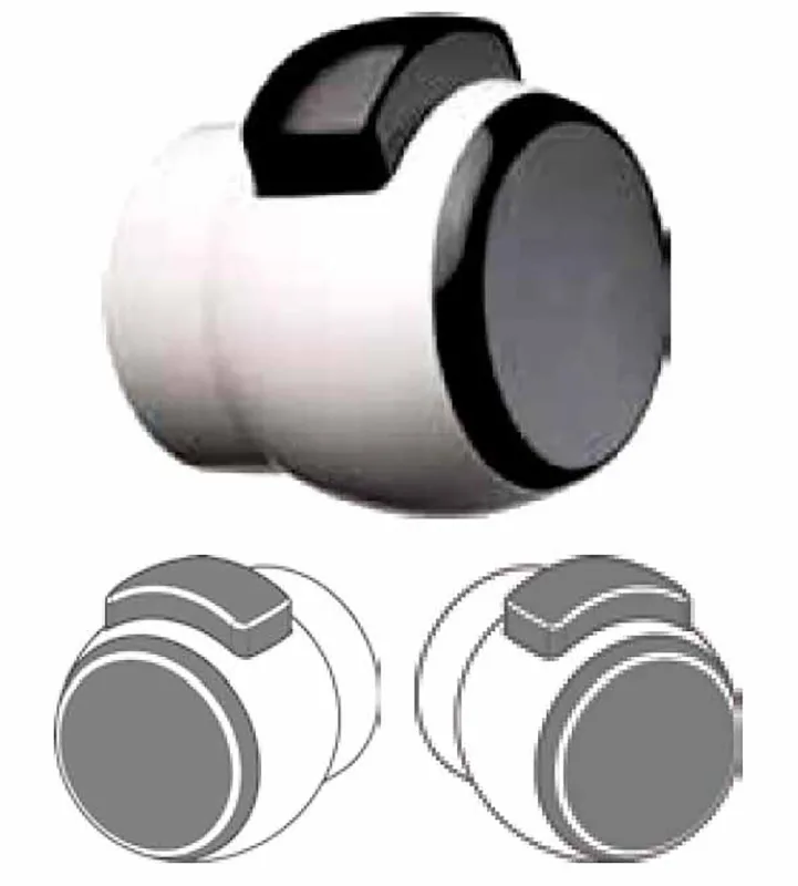 1 tirador fijo de puerta de aluminio barnizado