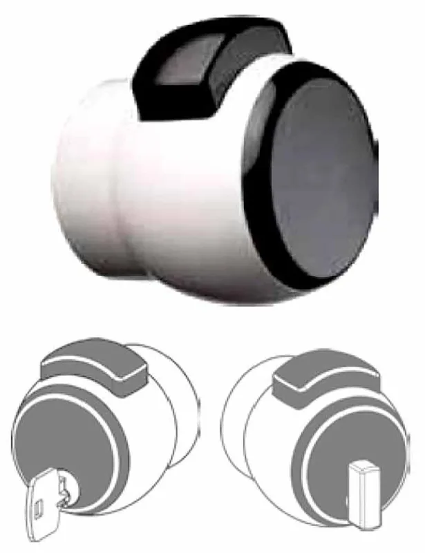 1 tirador fijo de puerta de aluminio barnizado