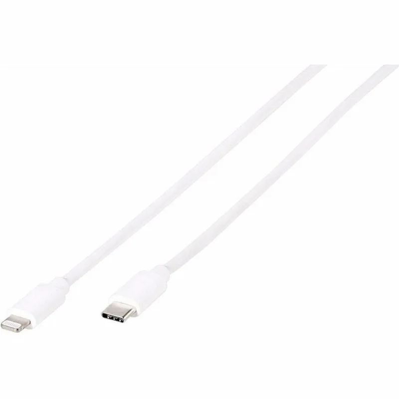 Cable usb-c a lightning vivanco lightnvvusbc12w 1,2 m blanco