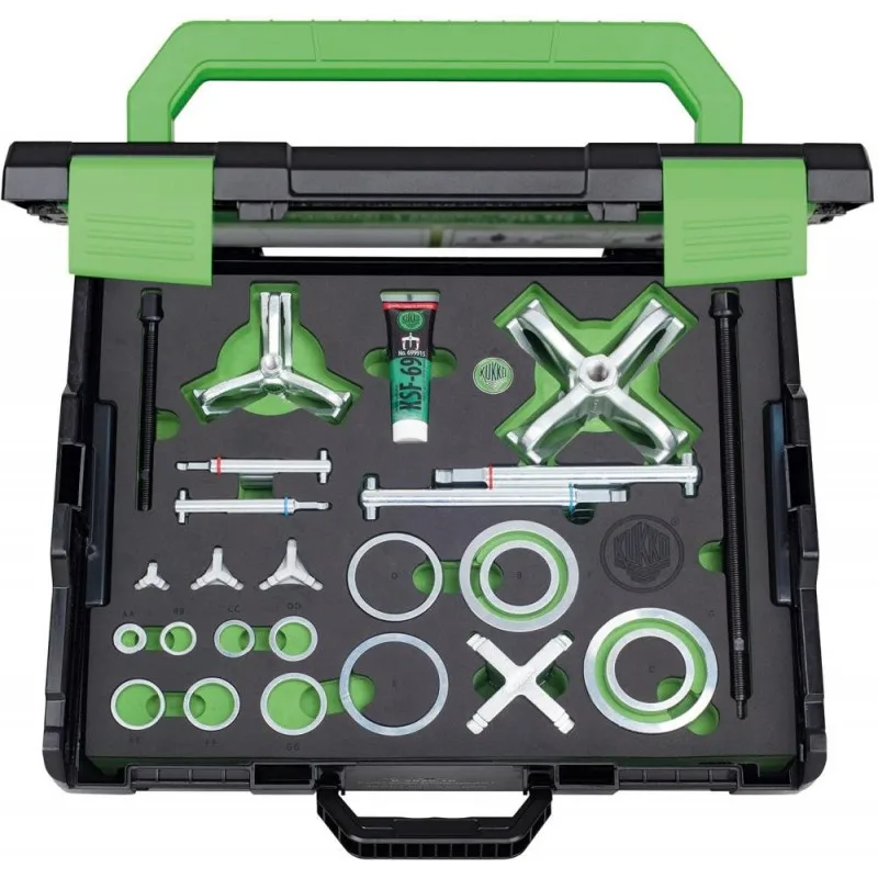 Juego de extractores de rodamientos de bolas pullpo kukko k-70-c