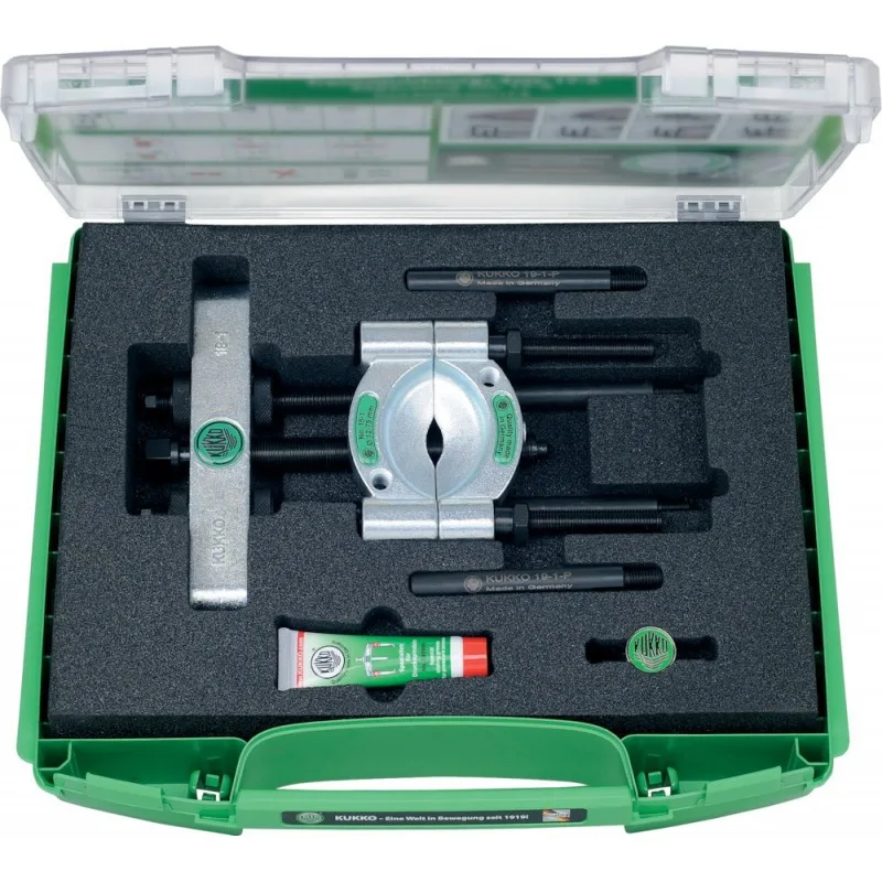 Juego con separador de rodamientos estándar (alcance 75 mm) kukko 15-a