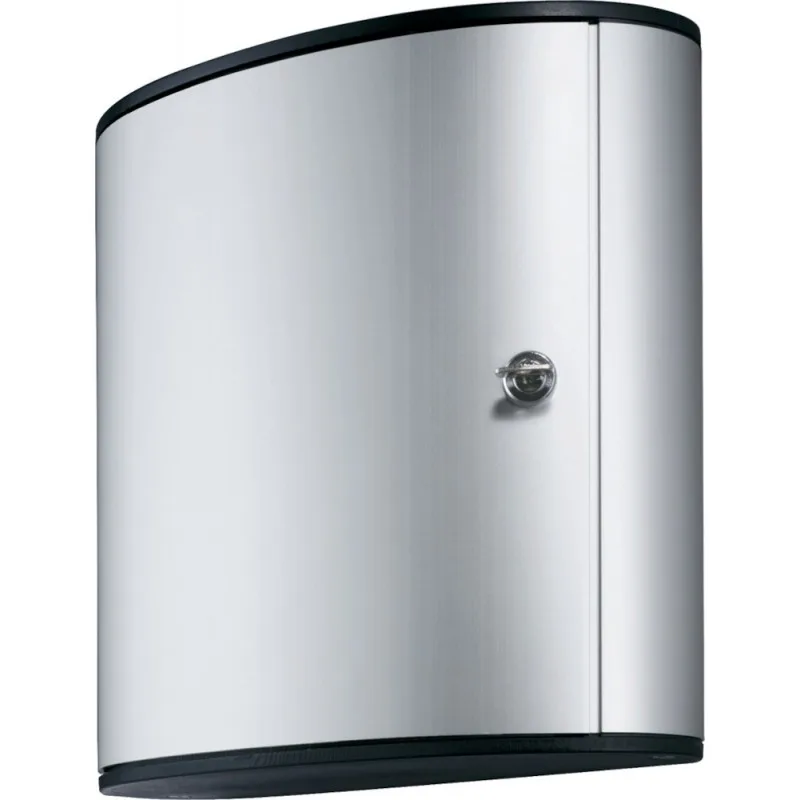 Organizador de llaves de aluminio con 18 ganchos y 6 llaveros de colores