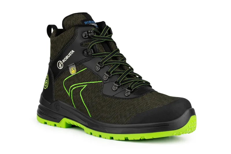 Bota de seguridad robusta newlife b/green s3s t 39