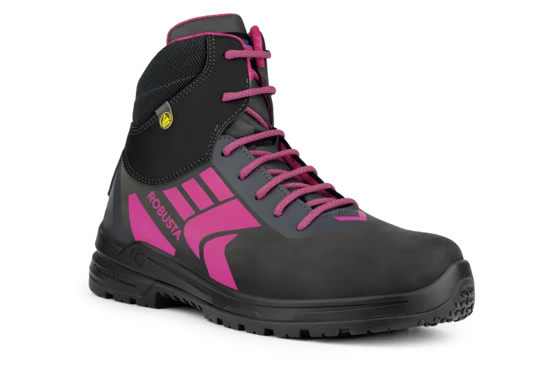 Bota de seguridad robusta one b/pink s3s t 38