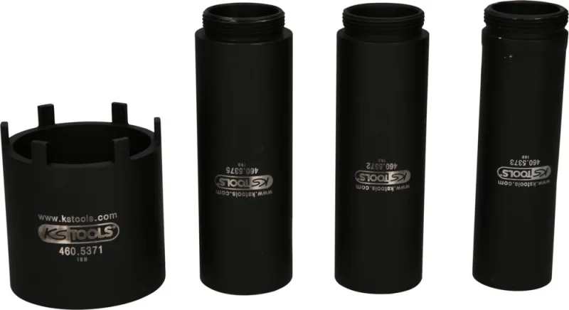 Ks tools jeu de clés d'écrous à encoches avec 3 tubes de guidage pour