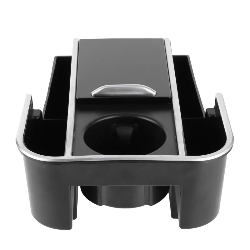 Compartimento de almacenamiento multifuncional para reposabrazos compatible con land rover discovery sport 2020 (negro)