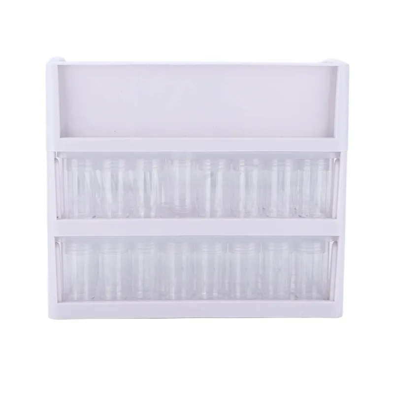 Caja de almacenamiento de pintura con diamantes de imitación, 96 contenedores, pp, compacta y ordenada, para marcar bricolaje en el escritorio