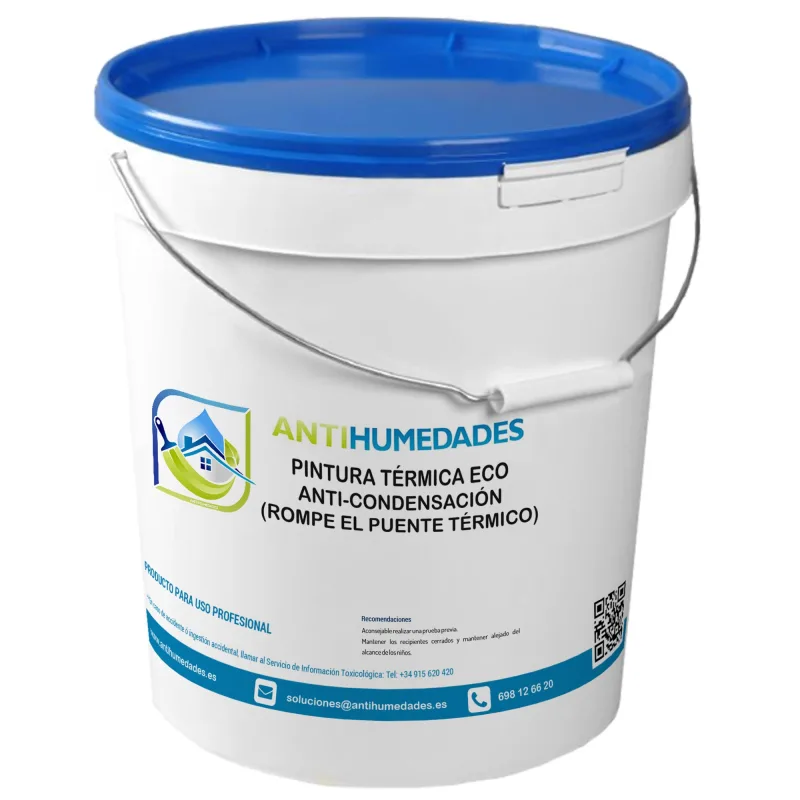 Pintura térmica eco anti-condensación (4l, blanco) - aísla y protege frente la humedad por condensación