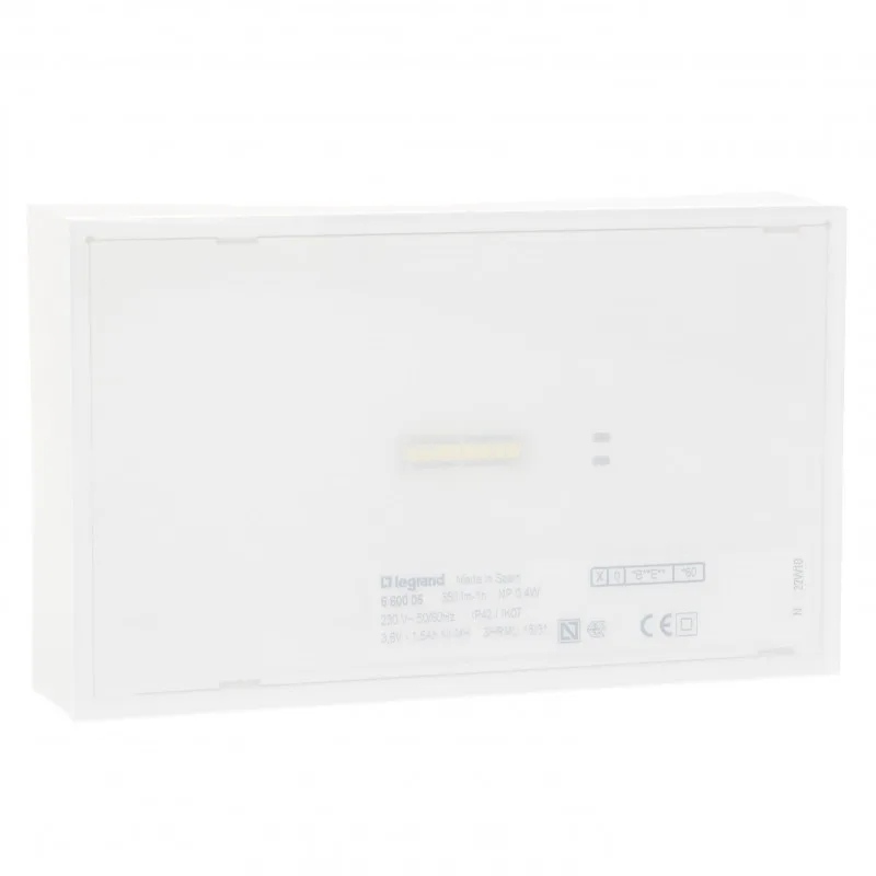 Luminaria de emergencia ura next, 350lm, 2h, permanente.