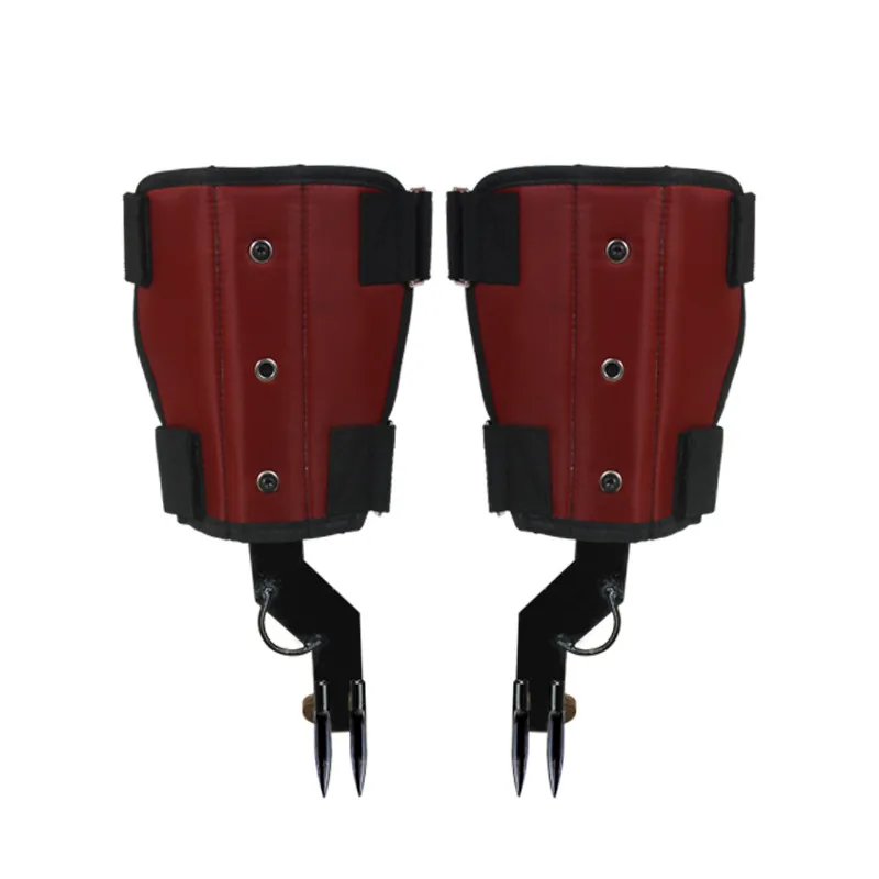 Juego de púas para trepar árboles con correas de arnés de seguridad ajustables