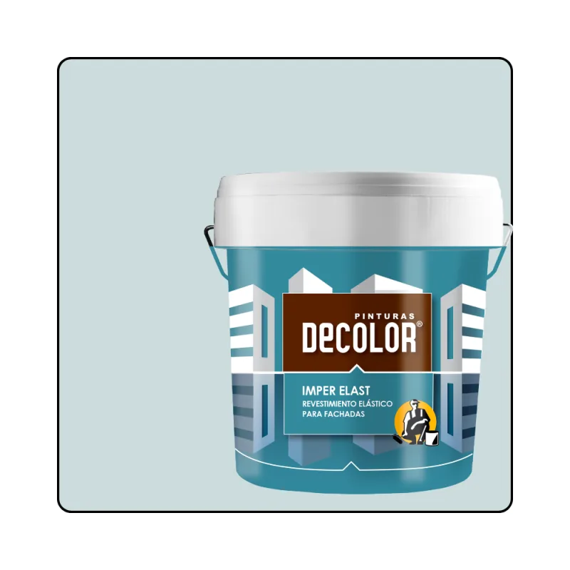 Revestimiento impermeabilizante elástico. imper-elast gris suave. 15 lt