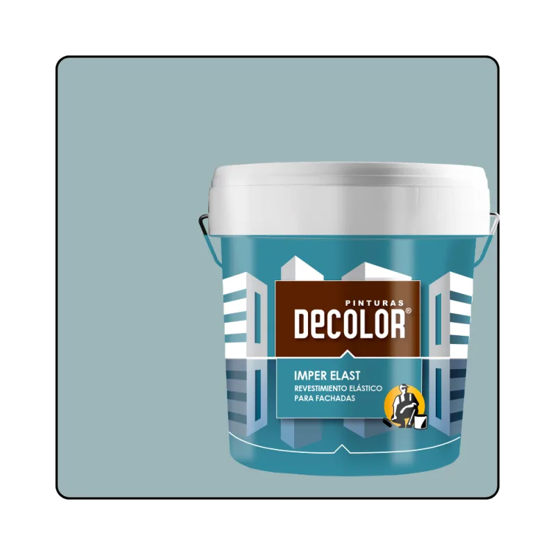 Revestimiento impermeabilizante elástico. imper-elast gris ceniza. 15 lt