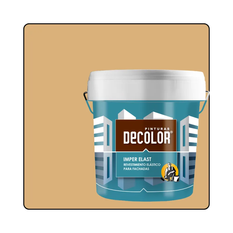 Revestimiento impermeabilizante elástico. imper-elast desierto. 15 lt