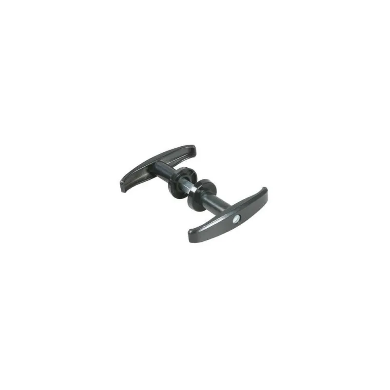 Martillo para puerta superior vern negro cabeza tornillo mm 25/38 q8